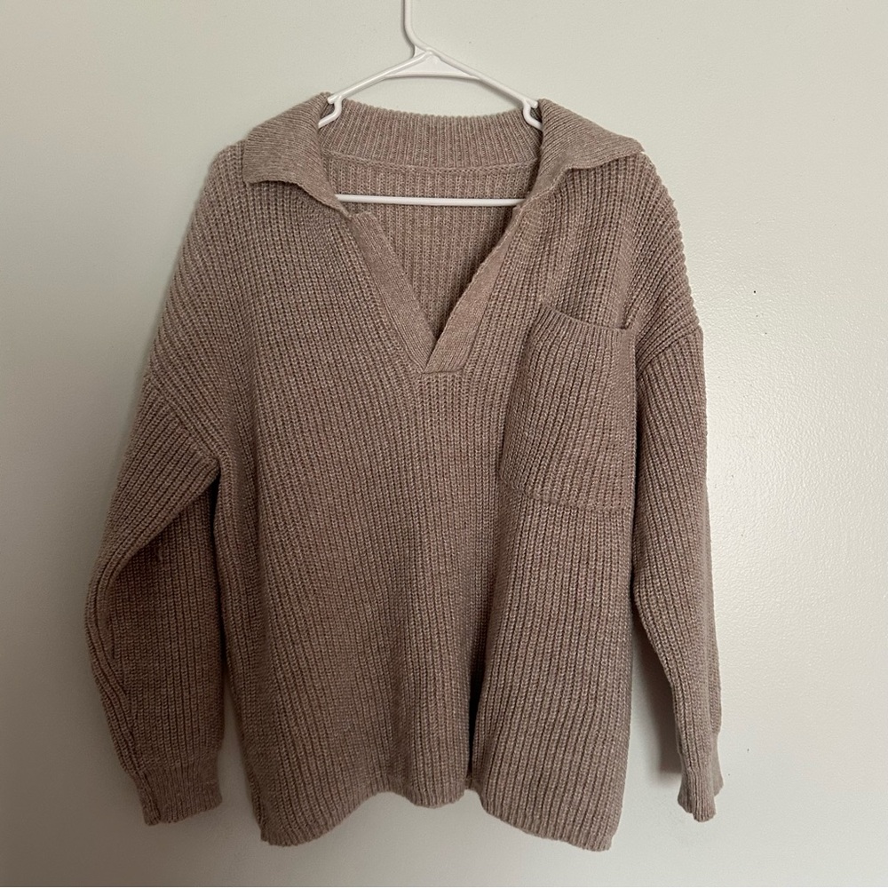 Cozy Tan Sweater